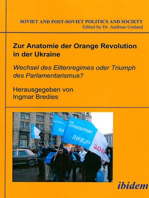 cover image of Zur Anatomie der Orange Revolution in der Ukraine